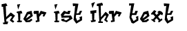 Ihre Vorschau von der Schriftart Cajun Boogie