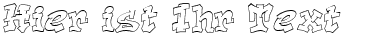 Ihre Vorschau von der Schriftart Aerosol