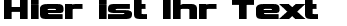 Ihre Vorschau von der Schriftart Vipnagorgialla