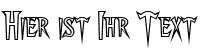 Ihre Vorschau von der Schriftart Walshes Outlined