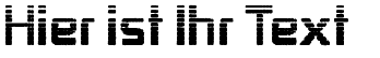Ihre Vorschau von der Schriftart Zekton Dots