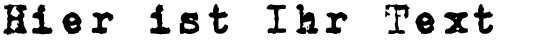 Ihre Vorschau von der Schriftart Carbon Type