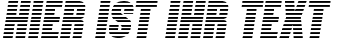 Ihre Vorschau von der Schriftart Former Airlines