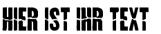 Ihre Vorschau von der Schriftart Land Speed Record