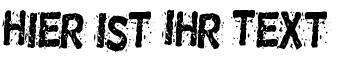 Ihre Vorschau von der Schriftart Nervous Rex