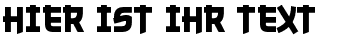 Ihre Vorschau von der Schriftart Nuku Nuku