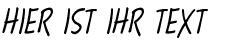 Ihre Vorschau von der Schriftart Terry Script