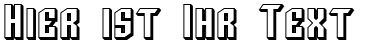 Ihre Vorschau von der Schriftart SF Archery Black SC Shaded