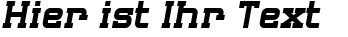 Ihre Vorschau von der Schriftart SF Big Whiskey