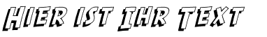Ihre Vorschau von der Schriftart SF Comic Script Shaded
