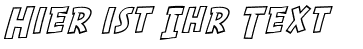 Ihre Vorschau von der Schriftart SF Comic Script Outline