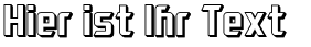 Ihre Vorschau von der Schriftart SF Electrotome Shaded