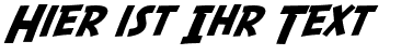 Ihre Vorschau von der Schriftart SF Fedora