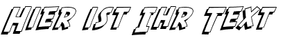 Ihre Vorschau von der Schriftart SF Fedora Shadow