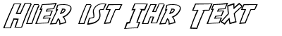 Ihre Vorschau von der Schriftart SF Fedora Outline