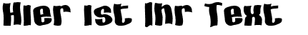 Ihre Vorschau von der Schriftart SF Hallucination