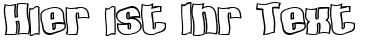 Ihre Vorschau von der Schriftart SF Hallucination Outline