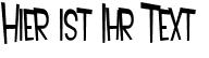 Ihre Vorschau von der Schriftart SF Intoxicated Blues