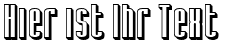 Ihre Vorschau von der Schriftart SF Iron Gothic Shaded