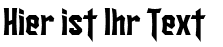 Ihre Vorschau von der Schriftart SF Ironsides
