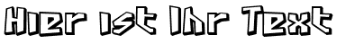 Ihre Vorschau von der Schriftart SF Junk Culture Shaded