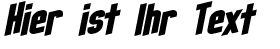 Ihre Vorschau von der Schriftart SF Obliquities