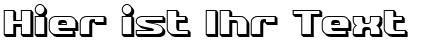 Ihre Vorschau von der Schriftart SF Quartzite Shaded