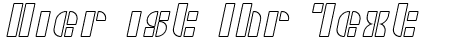 Ihre Vorschau von der Schriftart SF Retrosplice Outline