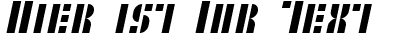 Ihre Vorschau von der Schriftart SF Retrosplice SC