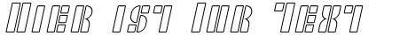 Ihre Vorschau von der Schriftart SF RetroSplice SC Outline