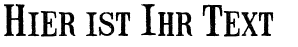 Ihre Vorschau von der Schriftart Mailart Rubberstamp
