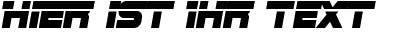 Ihre Vorschau von der Schriftart SF Sports Night Alternate