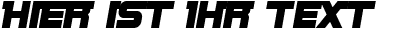Ihre Vorschau von der Schriftart SF Sports Night NS Alternate