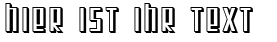 Ihre Vorschau von der Schriftart SF Square Root Shaded