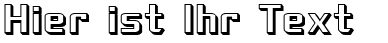 Ihre Vorschau von der Schriftart SF Theramin Gothic Shaded