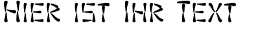 Ihre Vorschau von der Schriftart SF Wasabi