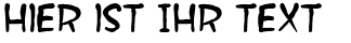 Ihre Vorschau von der Schriftart SF Wonder Comic Blotch