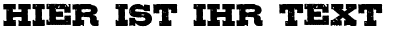 Ihre Vorschau von der Schriftart Gipsiero