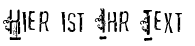 Ihre Vorschau von der Schriftart Matejo
