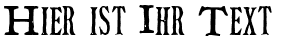 Ihre Vorschau von der Schriftart Tuce