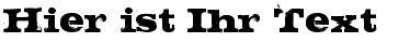 Ihre Vorschau von der Schriftart Steak