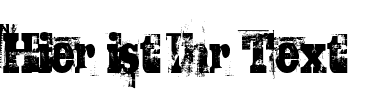 Ihre Vorschau von der Schriftart Trashed