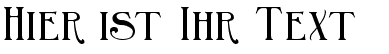 Ihre Vorschau von der Schriftart Birmingham