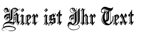 Ihre Vorschau von der Schriftart Black Family Incised