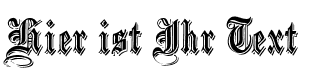 Ihre Vorschau von der Schriftart Black Family Embossed