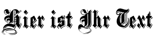 Ihre Vorschau von der Schriftart Black Family Shadowed