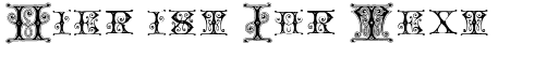 Ihre Vorschau von der Schriftart Blavicke Capitals