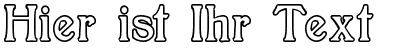 Ihre Vorschau von der Schriftart Bolton Outline