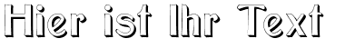 Ihre Vorschau von der Schriftart Bolton Sans Embossed