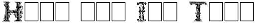 Ihre Vorschau von der Schriftart Burgoyne Initials